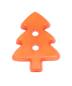 Mobile Preview: Kids button as a Christmas tree in orange 17 mm 0,67 inch
